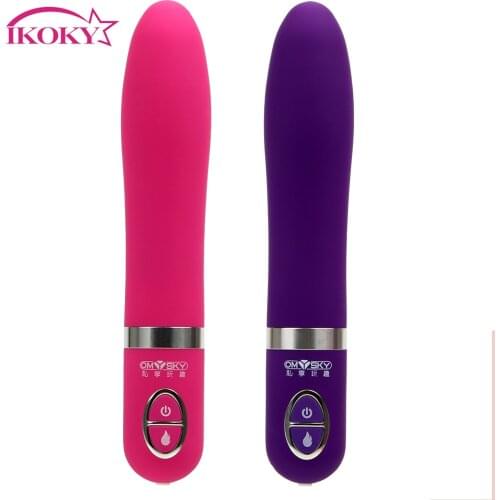 IKOKY 10 Speed Heating Dildo Vibrator Sex Toys for Women Magic Wand Medical Silicone Clitoris Stimulator Erotic G-spot Massage