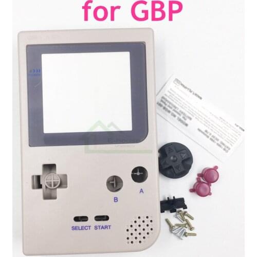 5pcs for gameboy pocket replacement shell housing cover case for GBP faceplate with buttons