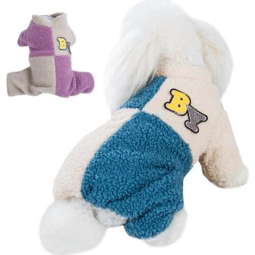 Warm Winter Clothes for Dogs Ropa Para Perro For Small Dogs Pet Cats Classic Jumpsuit Coat For Pet Puppy S-XXL 2 Colors Outwears