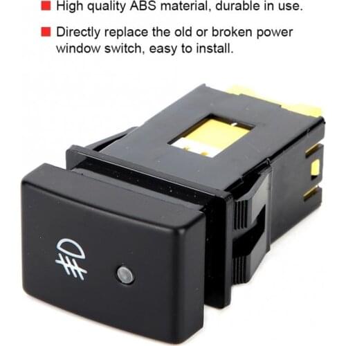 Car Foglight Switch Fog Light On-Off Button Button Fit for Suzuki Grand Vitara