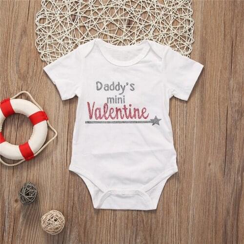 Newborn Infant Romper Baby Boy Girl Short Sleeve Baby Letter Jumpsuit Cotton Clothes Summer 2021 baby toddler Clothing