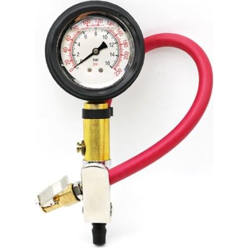Tire Pressure Gauge tire pressure gun inflatable aerated meter pneumatic strap exhaust air pump head mouth