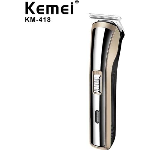Kemei KM-418 Hair Clipper with Comb Professional Hair ClipperRechargeable Electric Beard Trimmer Shaver Razor for Men Cutter