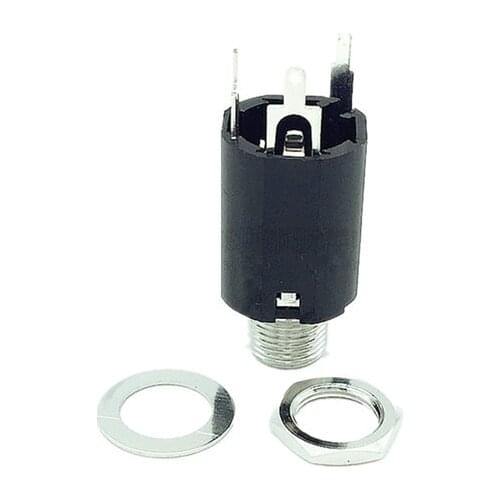 10Pcs Audio jack PJ617 PJ-617 6.35 audio video metal dual channel socket