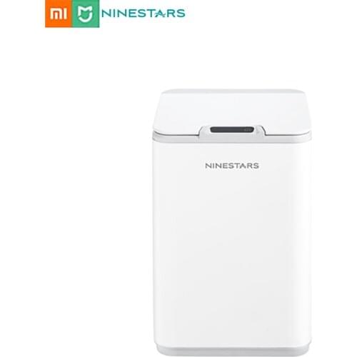 Ninestars 10L IPX3 Waterproof Dustbin Sensor Household Smart Trash Bin Touchless Trash Can From Youpin