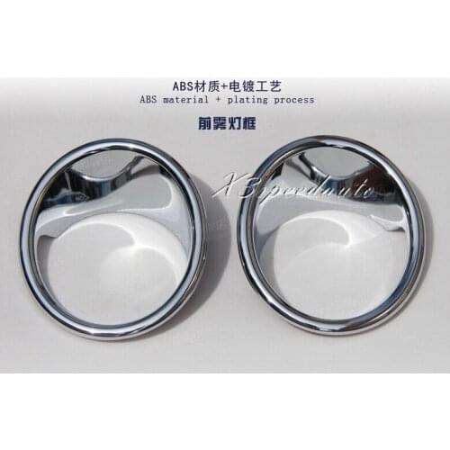 New Car Styling Stickers Chromed Front Fog Light Lamp Covr Trim For BMW X5 2014-2018