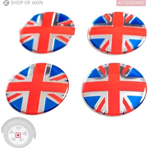 Car Wheel Rim Center cap 3d Stickers Transparent Silicone Decal Graphics For MINI cooper R50 R55 R56 R60 F54 F55 F56 F60