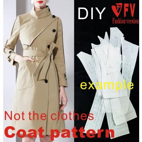 Big brand stand-up collar windbreaker pattern clothing 1:1 sewing design drawing BFY-309