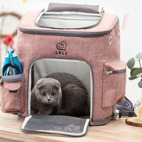 Portable Mesh Outdoor Travel Cat Carrier Backpack Breathable Pet Bag For Dogs Fashion Bags Comfort Carrier For Small Medium Dog