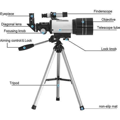 Wide-Angle Monocular HD Professional Astronomical Telescope High-precision Power Night Vision Deep space star view moon planet