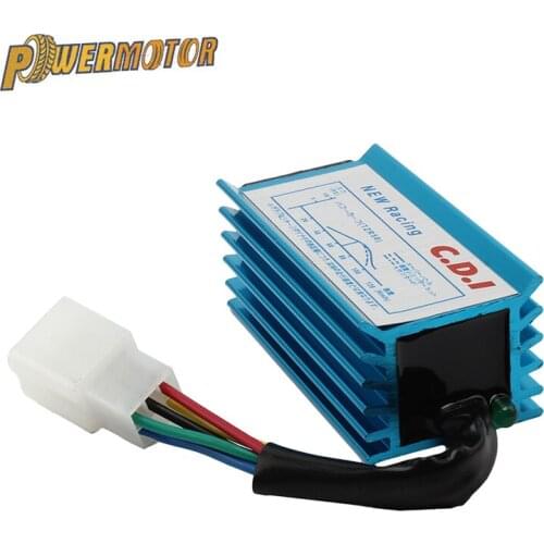 Motorcycle DI0 Blue Square Connector Ignition Coil Pin CDI For 50cc 70cc 90cc 110cc 125cc Pit Dirt Bike scooter