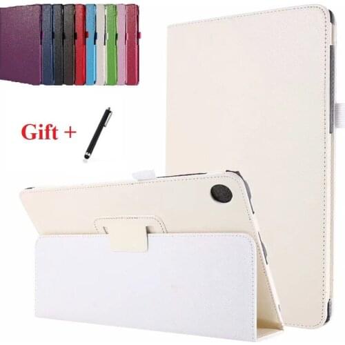 Slim Shell Cover for Lenovo Tab M10 HD(2nd Gen) 10.1'' X306F 2020 PU Leather Case for M10 FHD Plus TB-X606F/ TB-X606X Funda case