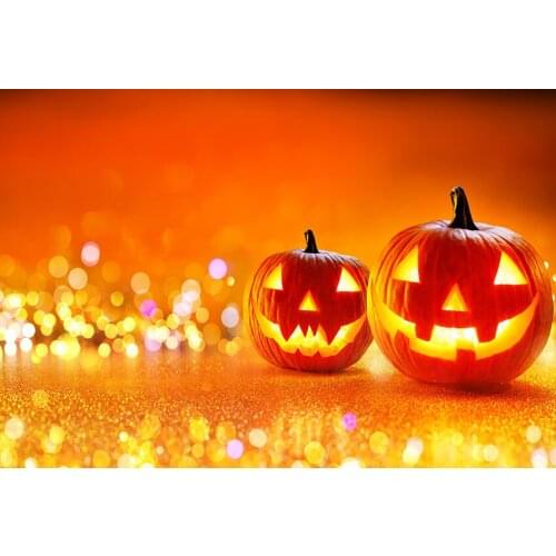 Pumpkin Lamps photo backgrounds 2020 Halloween fire like photography backdrops for kids photo studio props fotografia lv-1364