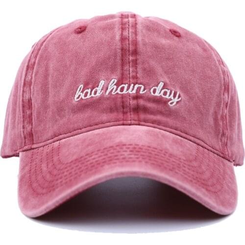 Vintage Women Washed Denim Dad Hat 100% Cotton Baseball Caps Outdoor Unisex Women Sport Embroider Trucker Snapback Hats