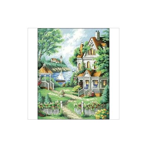 Embroidery Package High Quality Ideal Home Tree Flower Top Grade Cross Stitch Kits Free Shipping
