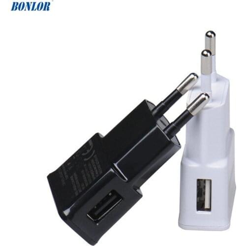 5V1A EU/US USB Plug Charger Adapter Wall Charger Portable Mobile phone Charger for iPhone Android Phones Tablets Travel Charger