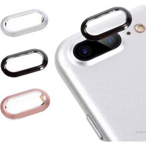 Rings Protective Film Hard Anti Scratch Full Cover Dustproof Aluminum Alloy Luxury Ultra Thin Camera Lens For IPhone X 7 8 Plus