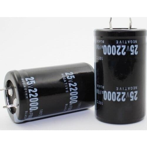 10PCS-2PCS 25v22000uf Electrolytic Capacitor Radial 22000uf 25V 30x50mm