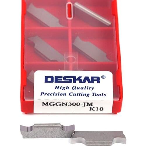 10pcs MGGN150-JM K10 MGGN 200/300/400/500 CNC Machine Tool Carbide Grooving Insert Wear-resistant Sharp Lathe Blade,For Aluminum