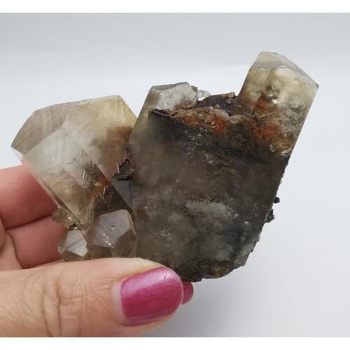 195.9g100% natural columnar calcite mineral specimen healing energy raw stone teaching specimen home decoration collection