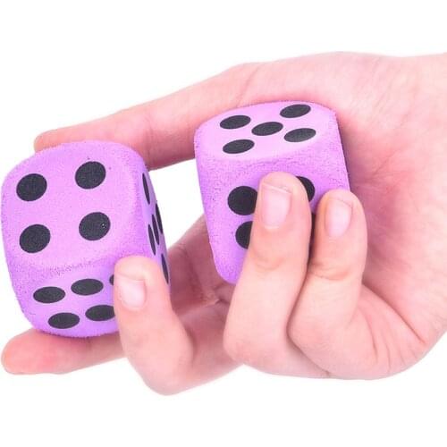 3.8mm Specialty Giant Eva Foam Playing Dice Block Party Toy Game Prize For Childrens Playing Dice Kid Educational Toys