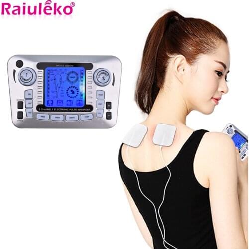 Electrical Muscle Stimulator Relax Muscle Massage Machine Pulse Tens Acupuncture Low Frequency Physiotherapy Slimming Machine