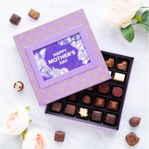 Custom Design Luxury Gift Chocolate Cardboard Box Packaging with Paper Inserts,Pantone color Candy Gift Cake Box ---PX2018