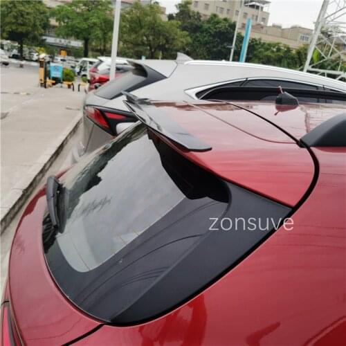 Use For KIA KX Cross Roof Spoiler Factory Style Carbon Fiber Look Accessories Body Kit