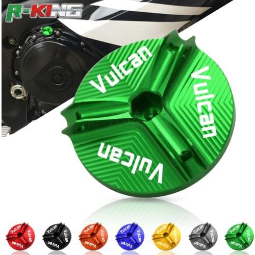 For Kawasaki VN650/VULCAN S 650 2015-2017 2016 VN Motorcycle Engine Oil Cup Cover Oil Filler Drain Plug Sump Nut Cap