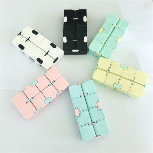 Macaron Infinity Cube Speed Smooth Mini Antistress Magic Cube Toys For Adults Childrens Puzzle Educational Gift
