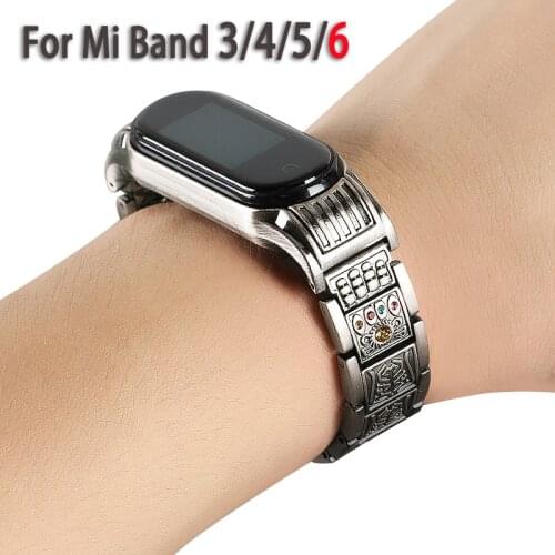 Metal bracelet for mi band 3 4 5 NFC Stainless Steel Replacement Strap For xiaomi Mi Band 5 band4 Strap Miband 5 Accessories