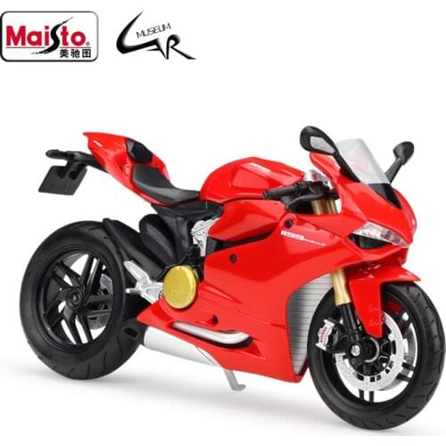 Maisto 1:12 DUCATI 1199 Panigale Model Car Simulation Alloy Motorcycle Metal Toy Car Childrens Toy Gift Collection