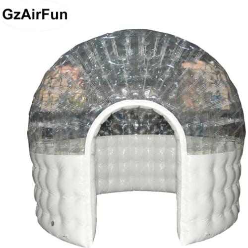 Outdoor Use Bubble Transparent Inflatable Hot Tub Spa Solar Dome Cover Tent