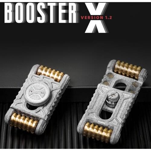 New BoosterX Fingertip Gyro Slider Pop Coin EDC Decompression Toy PPB