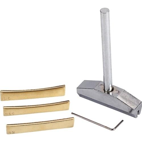 Guitar Fret Press Caul Insert Electric Guitar Repair Tools Metal Tools Gold