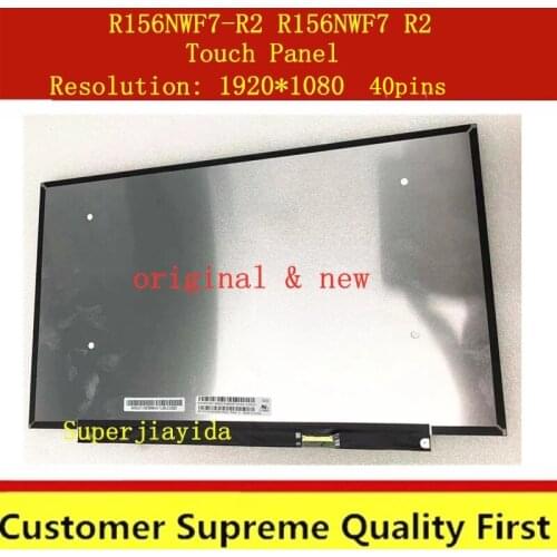For lenovo ideapad 5-15ARE 81YQ 15.6"inch slim IPS Led Lcd Display Touch Scree NV156FHM-T07 V8.0 R156NWF7 R2 matrix 40 Pins
