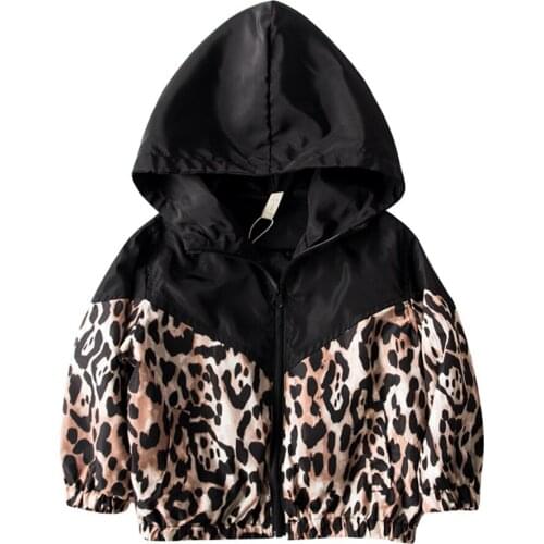 Emmababy Free Shipping 1-7Years Girls Leopard Tops Outfits Cotton Kids Long Sleeve Jacket Autumn Winter Clothes