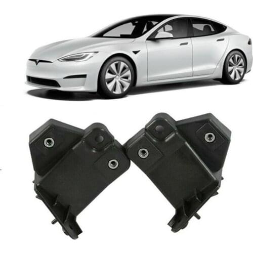 1 Pair Front Bumper Headlight Support Bracket For Tesla Model S 2016-2019 (Left & Right) 1061331-00-B 1061332-00-B