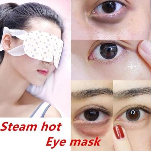 1pc Lavender Steam Warm Eye Mask Dark Circle Eye Bags Eliminate Puffy Wrinkles Anti Aging Eyes Fine Line Sleeping Eye Mask