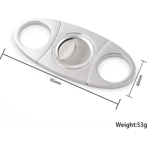 1Pcs Cigar Cutter Tobacco Stainless Steel Blades Scissor Pocket Smoke Knife