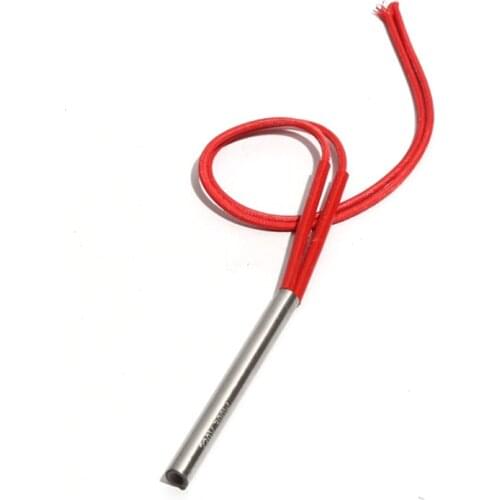 10PCS 6mm 50~60mm 201SUS Cartridge Heater Electric Mould 110V/220V/380V 80W/90W/100W Heating Resistance Element