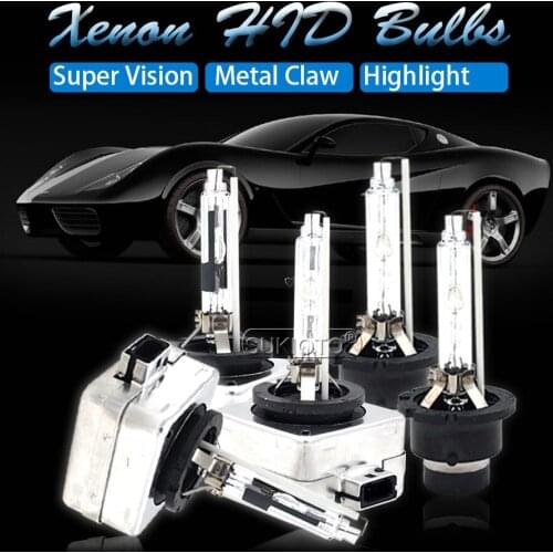 SUKIOTO 2PCS D1S D3S D2S D2R D4S D4R D8S 4300K 5000K 6000K 8000K Xenon HID Bulb Lamp Lights 35W Car Headlight Metal Claw Bright