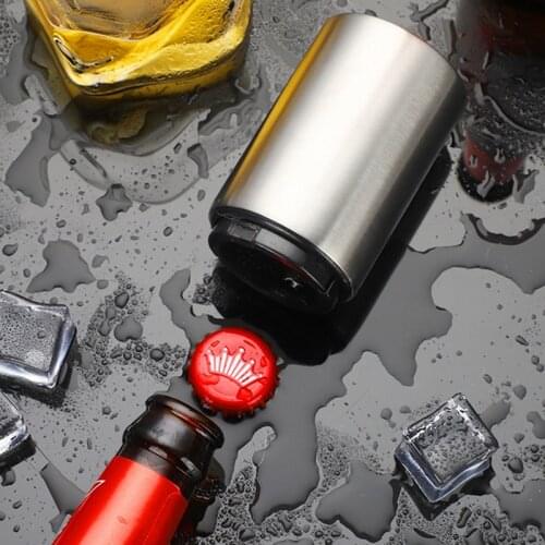 Automatic Beer Bottle Opener Creative Bottle Cap Bottle Opener Beer Bottle Opener Bar Tool Red Wine Beverage Soda Cap Opener