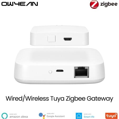 Tuya ZigBee 3.0 Smart Wired Wireless Gateway Hub Home Bridge Tuya Smart Life Works with Alexa Echo Google Home Control Center