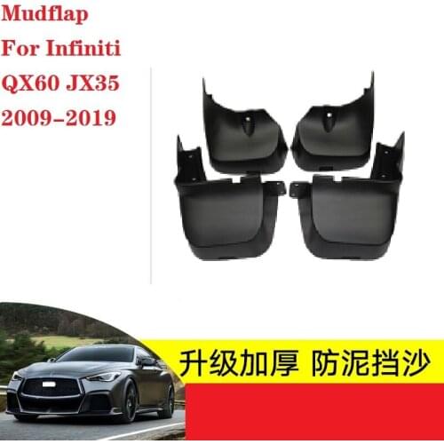 Car Mudflap For Infiniti QX60/JX35 2009-2019 Fender Mud Guard Splash Flaps Mudguard Accessories