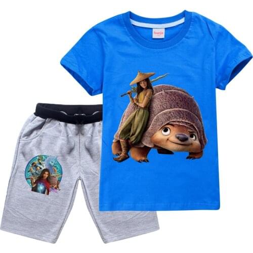 Raya and The Last Dragon Childrens clothing Sweatshirts for boys t shirt kids toddler girl Summer clothes 2021 Easter outfits