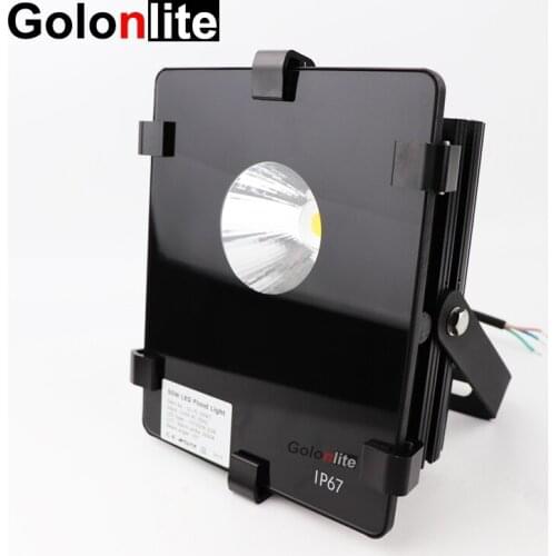 Golonlite 200W LED flood light 100W 50W 150W for billboard flag pole sport court security Meanwell driver 5 years warranty IP67