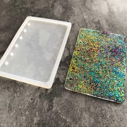 Notebook Shape Silicone Mold DIY Resin Book Mold Crystal Epoxy Silicome Mold Transparent Book Silicone Mold H128