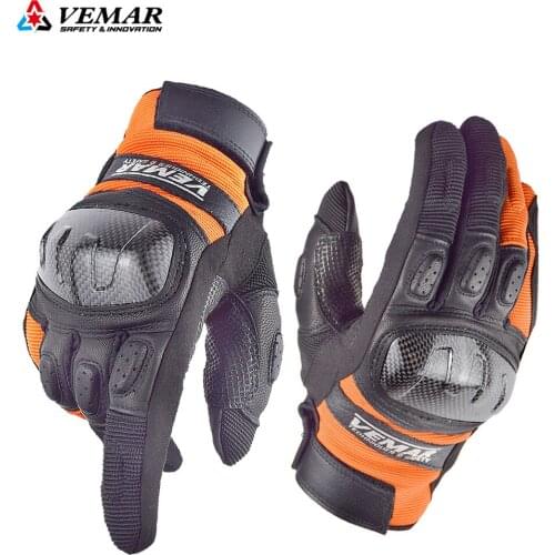 2021 Motorcycle Glove Goatskin Moto Luvas Motocross Breathable Racing Gloves Motorbike Bicycle Cycling ATV Rider Protector Glove