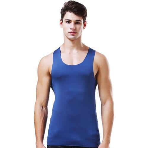 Men Compression Short Sleeves T-shirt Fitness Workout Slimming Breathable Tights Wear Tank Tops Sports Vests